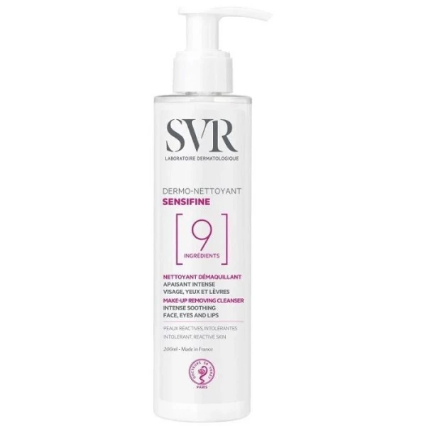 SVR Sensifine Dermo Nettoyant, pianka oczyszczająca do skóry nadwrażliwej, 200ml
