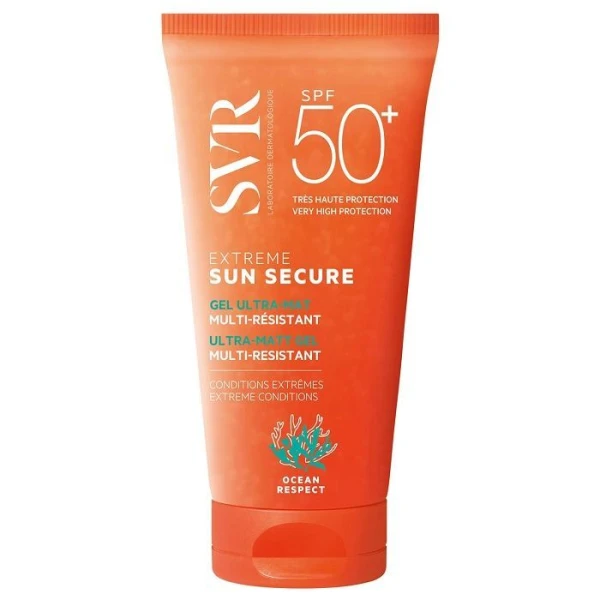 SVR Sun Secure Extreme, ultra-matowy żel przeciwsłoneczny SPF 50+, 50ml