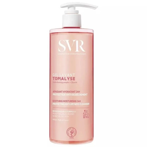 SVR Topialyse Gel Lavant, żel do mycia do skóry suchej i wrażliwej, 1000ml