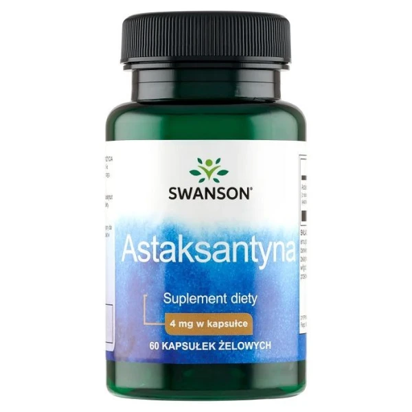 Swanson, Astaksantyna, 60 kapsułek