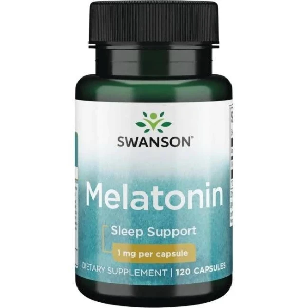 Swanson, Melatonina 1mg, 120 kapsułek