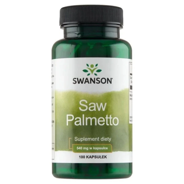 Swanson, Saw Palmetto 540mg, palma sabałowa, 100 kapsułek