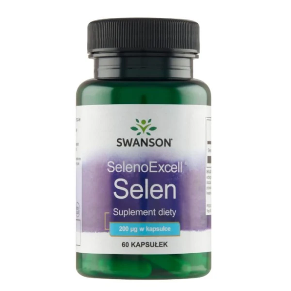 Swanson, SelenoExcell, selen, 60 kapsułek