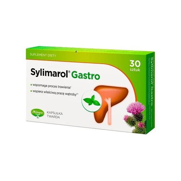 Sylimarol Gastro, 30 kapsułek