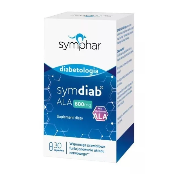 Symdiab ALA 600mg, 30 kapsułek
