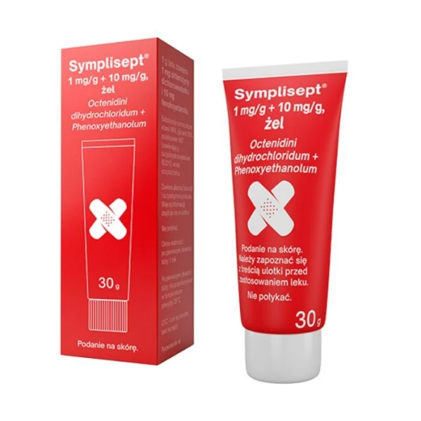 Symplisept (1 mg/g + 10 mg/g), żel na skórę, 30g