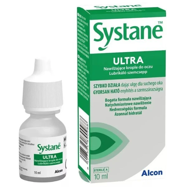 Systane Ultra, krople nawilżające do oczu, 10ml