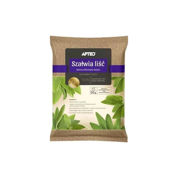 Szałwia liść, Apteo, 50g
