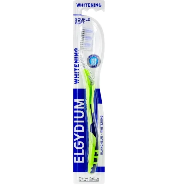 Elgydium Whitening, szczoteczka wybielająca do zębów, miękka, 1 sztuka