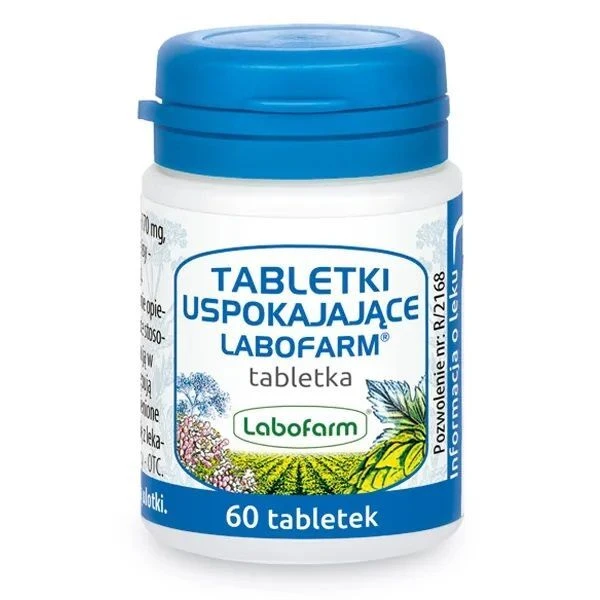 Tabletki uspokajające Labofarm (170mg+50mg+50mg+50mg), 60 tabletek