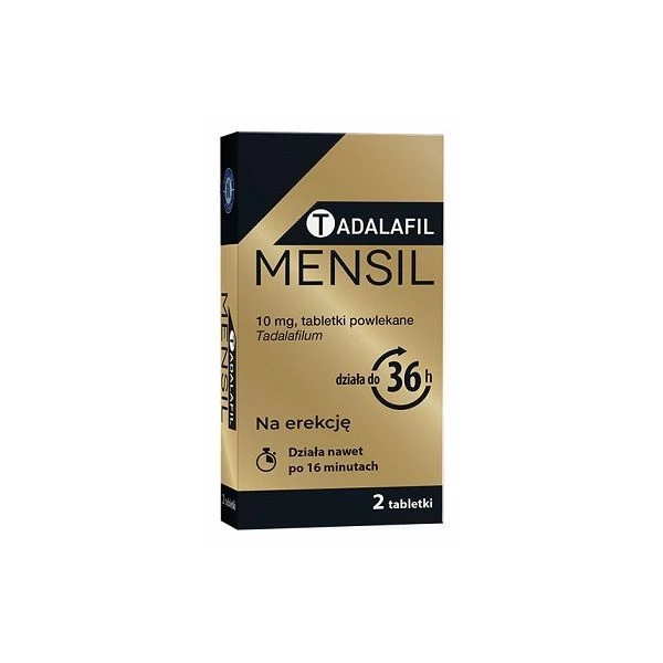 Tadalafil Mensil 10mg, 2 tabletki powlekane