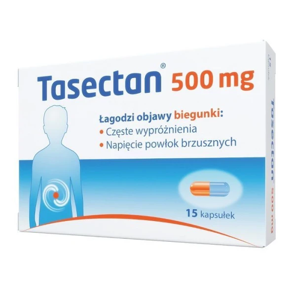 Tasectan 500mg, 15 kapsułek