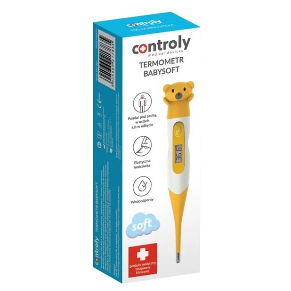 Termometr elektroniczny Controly BabySoft Hydrex, 1 sztuka