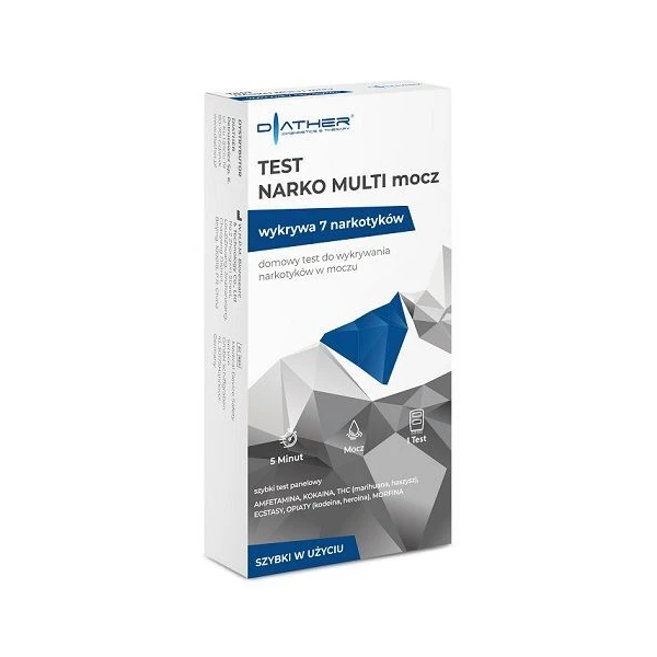 Test diagnostyczny Diather, Narko Multi mocz, 1 sztuka
