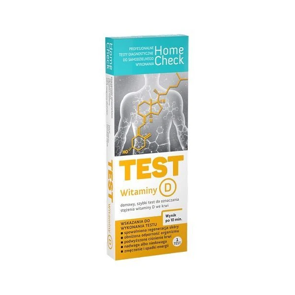 Test diagnostyczny Home Check, Test Witaminy D, 1 sztuka