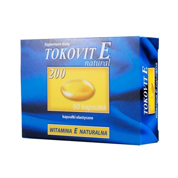 Tokovit E natural 200j.m., 60 kapsułek