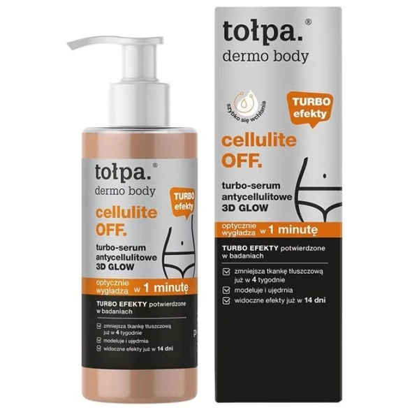 Tołpa Dermo Body Cellulite Off, turbo-serum antycellulitowe 3D Glow, 250ml
