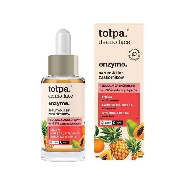 Tołpa Dermo Face Enzyme, serum-killer zaskórników, 30ml