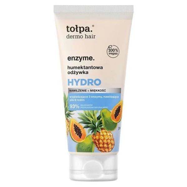 Tołpa Dermo Hair Enzyme, humektantowa odżywka Hydro, 200ml