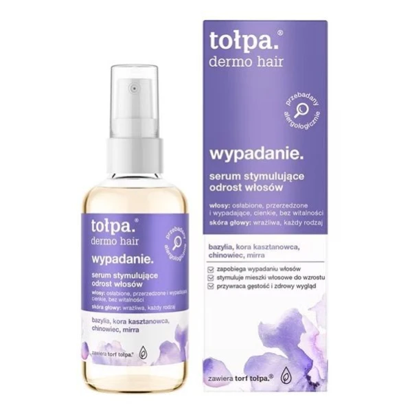 Tołpa Dermo Hair Wypadanie, serum stymulujące odrost włosów, 100ml