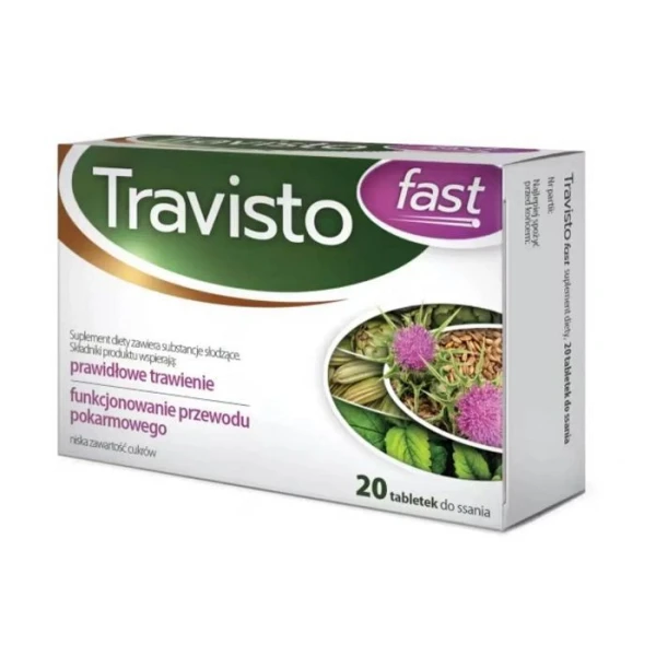 Travisto Fast, 20 tabletek do ssania