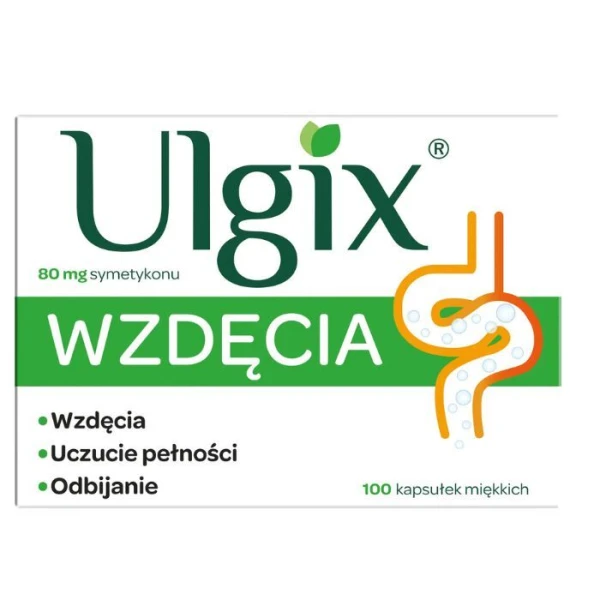 Ulgix Wzdęcia, 100 kapsułek