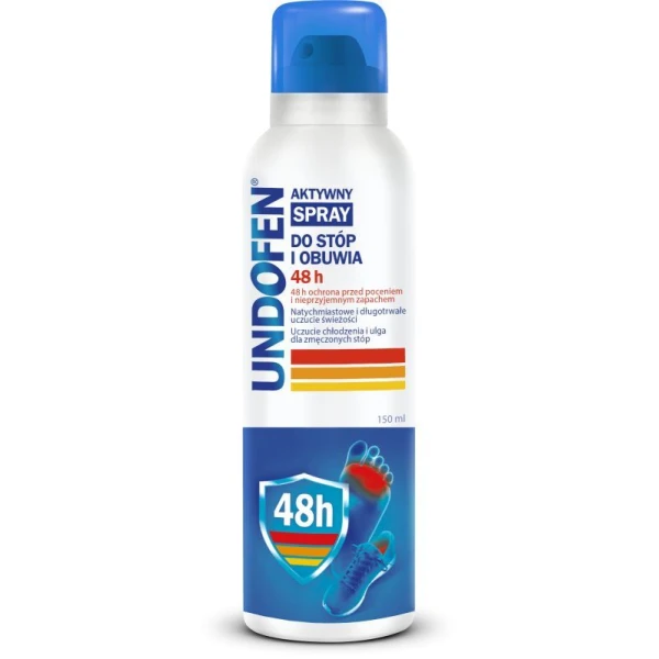 Undofen, spray aktywny do stóp i obuwia, 150ml