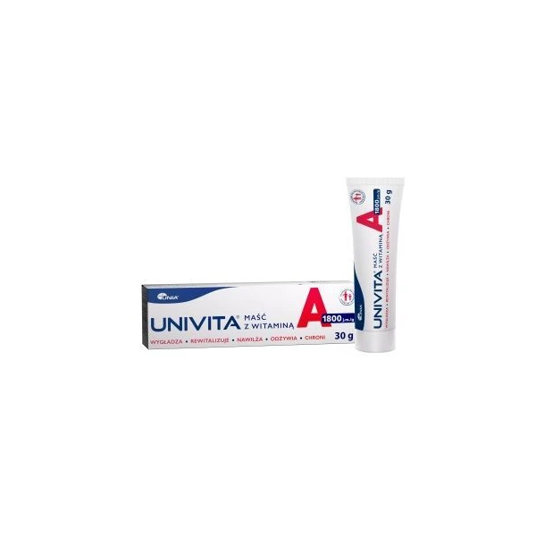 Univita, maść z witaminą A, 1800 j.m./g, 30g