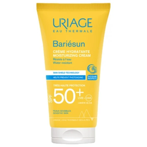 Uriage Bariesun, nawilżający krem do skóry wrażliwej, bezzapachowy, SPF 50+, 50ml