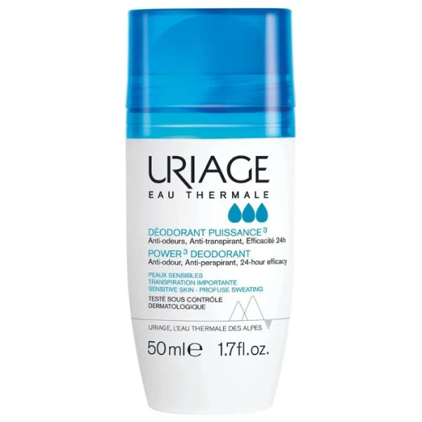 Uriage Eau Thermale, antyperspirant, roll-on, 50ml