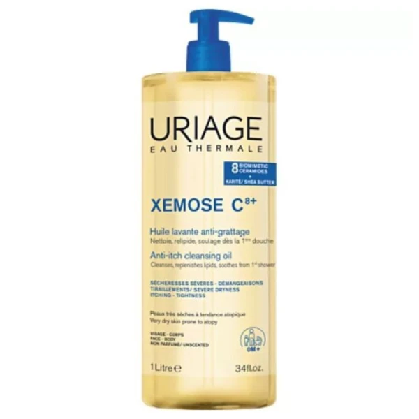 Uriage Xemose, olejek do kąpieli, skóra sucha, skłonna do atopii, 1000ml