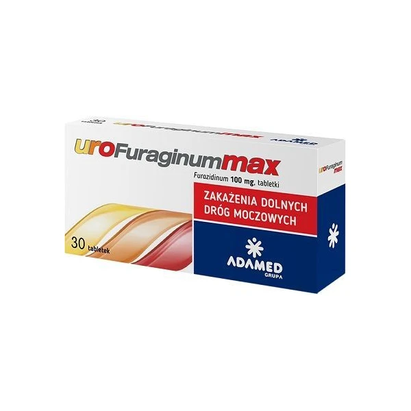 uroFuraginum Max 100mg, 30 tabletek