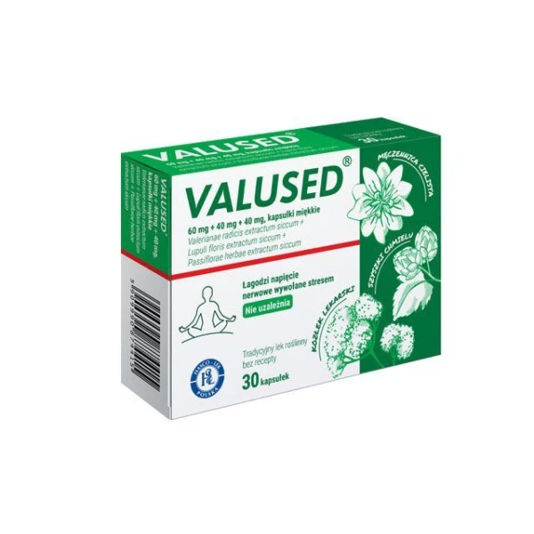 Valused (60mg+40mg+40mg), 30 kapsułek