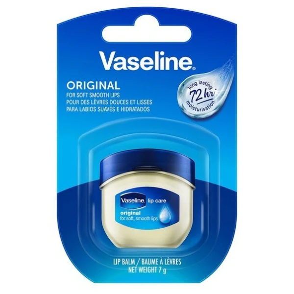 Vaseline Lip Therapy, Original, wazelina kosmetyczna do ust, 7g