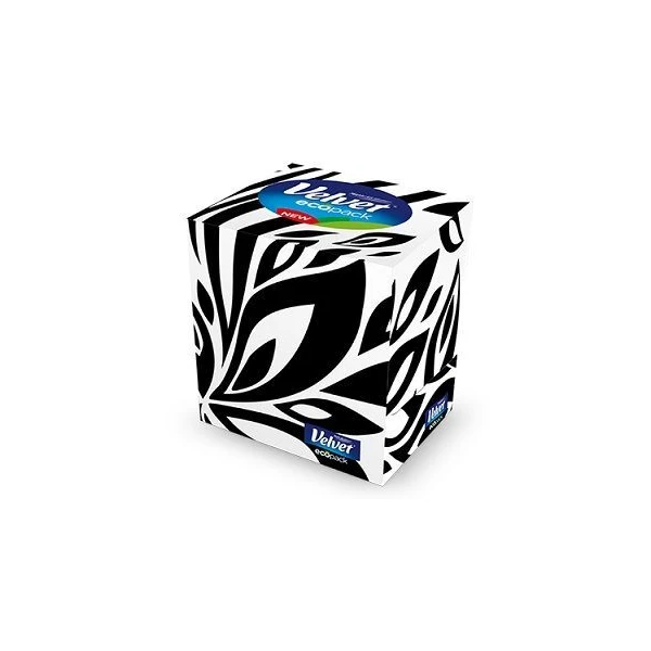 Velvet, chusteczki higieniczne, Cube, 56 sztuk