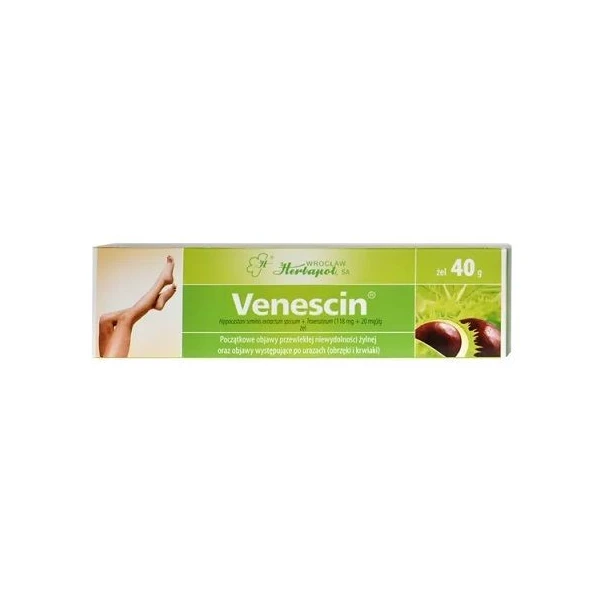 Venescin (118mg+20mg)/g, żel, 40g