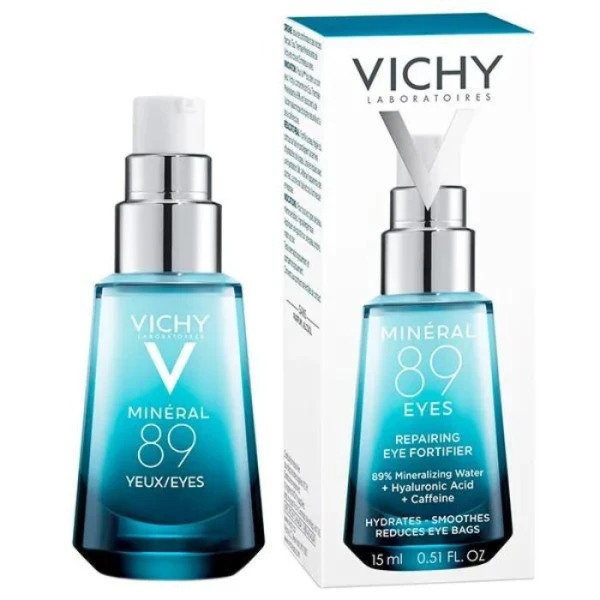 Vichy Mineral 89 Eyes, odbudowujący krem wzmacniający skórę pod oczami, 15ml
