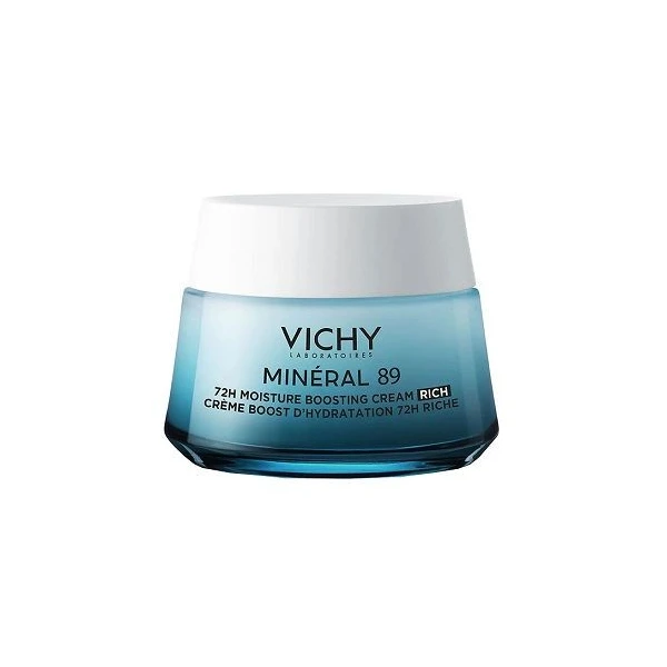 Vichy Mineral 89, krem nawilżająco-odbudowujący, bogata konsystencja, 50ml