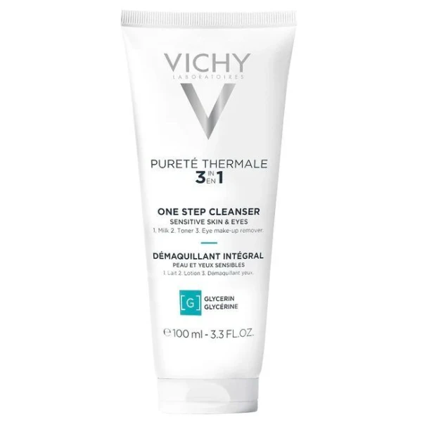 Vichy Purete Thermale, mleczko do demakijażu twarzy i oczu 3w1, skóra wrażliwa, 100ml