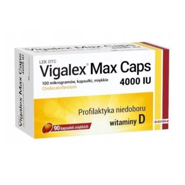 Vigalex Max 4000 j.m., 90 kapsułek