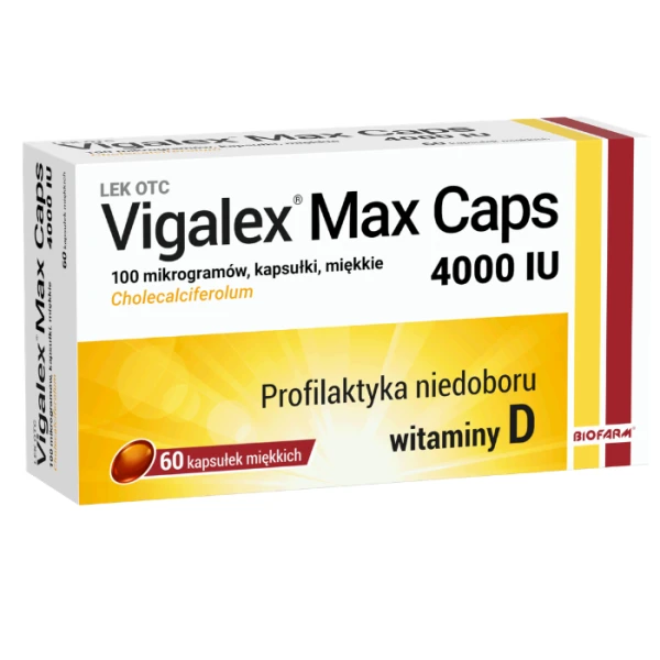 Vigalex Max Caps 4000 IU, 60 kapsułek