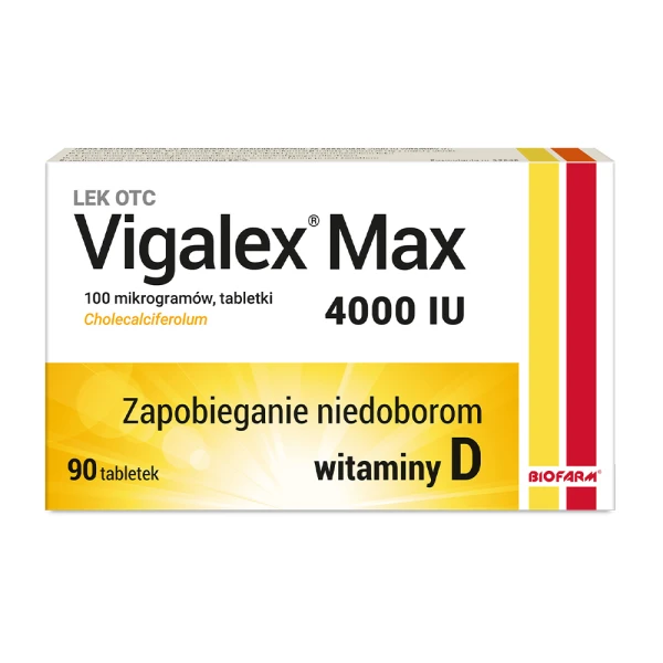 Vigalex Max 4000 j.m., 90 tabletek