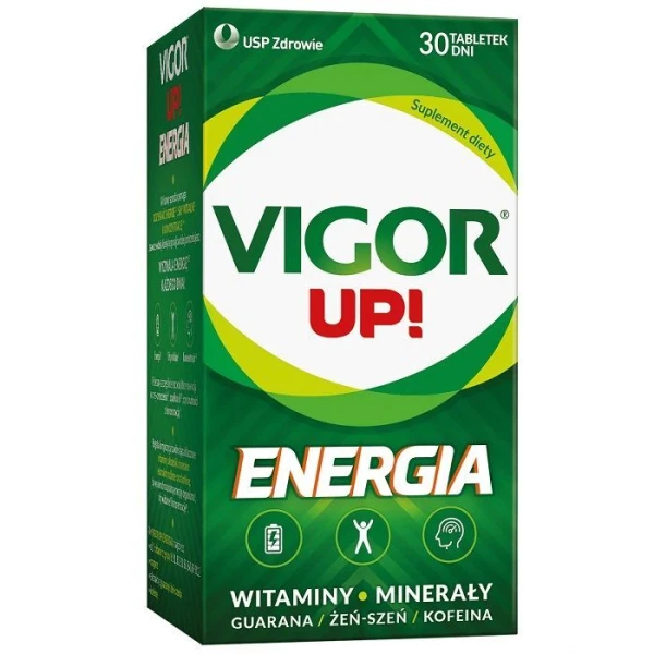 [DATA - 2026-12-31] Vigor Up!, Energia, 30 tabletek