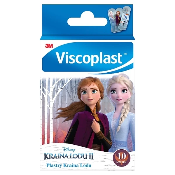 Plastry dla dzieci, Kraina Lodu, Viscoplast, 10 sztuk