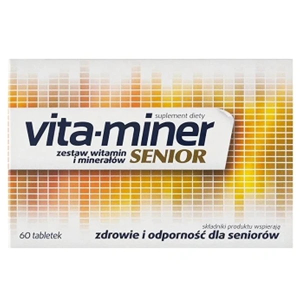 Acti Vita-miner Senior, dla osób po 50 roku życia, 60 tabletek