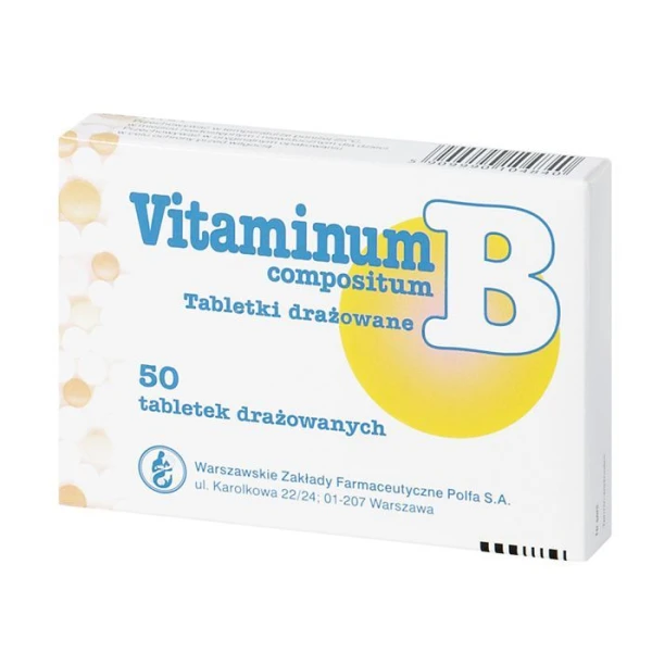 [DATA - 2026-11-30] Vitaminum B compositum, 50 tabletek drażowanych
