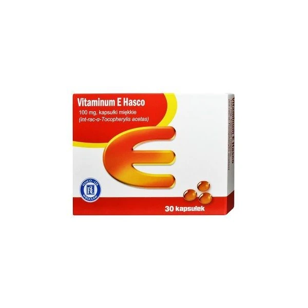 Vitaminum E Hasco 100mg, 30 kapsułek