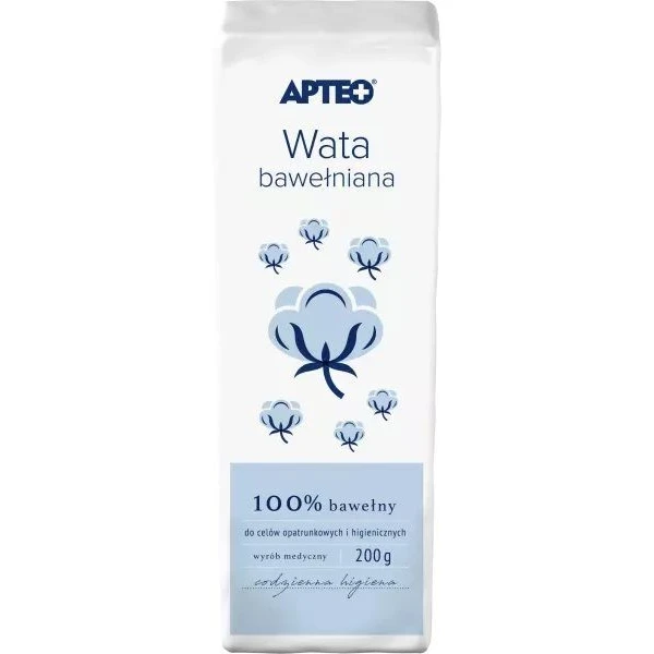 Wata bawełniana, Apteo Care, 200g