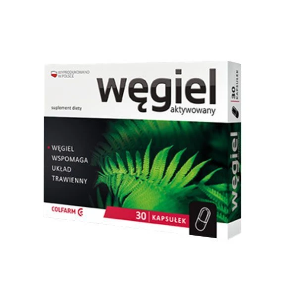 Węgiel aktywowany, 30 kapsułek