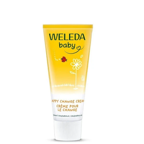 Weleda Baby, Calendula, zapachowy krem do zmiany pieluszki z nagietkiem lekarskim, dla niemowląt, 75ml